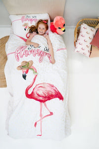 Kinderbettwäsche Little Monster You are Flamazing