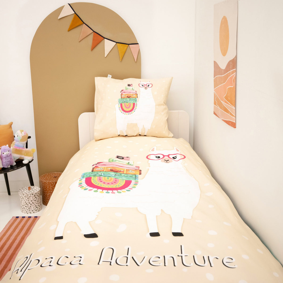 Little Monster Alpaca Adventure Bettwäsche-Set