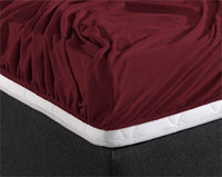 Fitted sheet DOUBLE JERSEY FITTED SHEET made of 100% cotton
