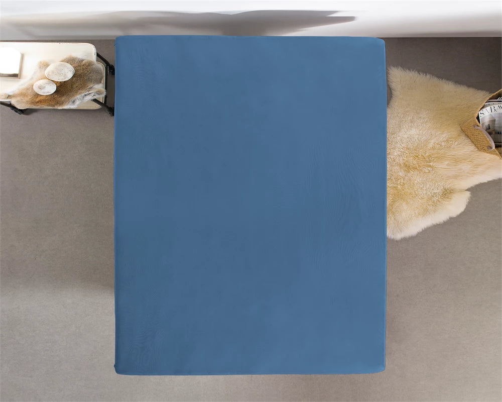 Fitted sheet DOUBLE JERSEY FITTED SHEET made of 100% cotton