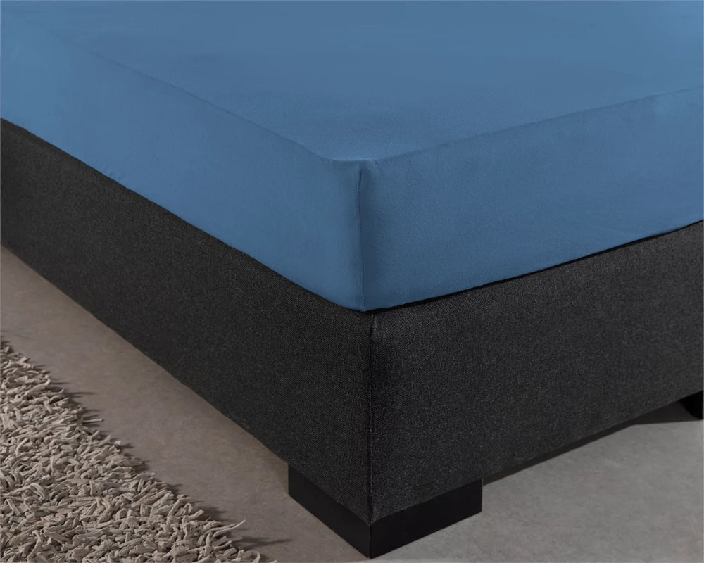 Fitted sheet DOUBLE JERSEY FITTED SHEET made of 100% cotton