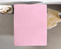 Fitted sheet DOUBLE JERSEY FITTED SHEET made of 100% cotton