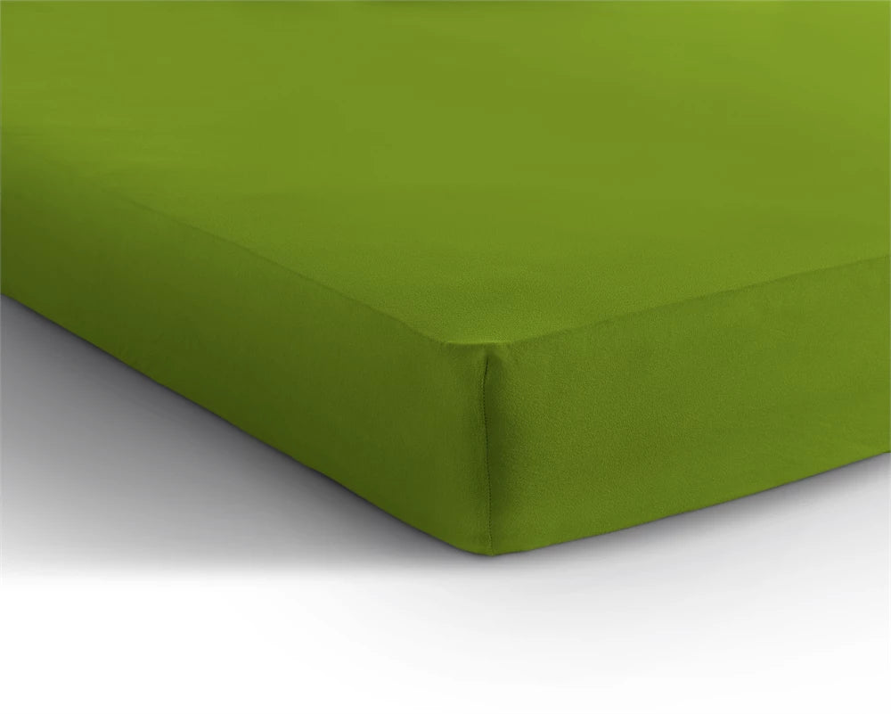Fitted sheet DOUBLE JERSEY FITTED SHEET made of 100% cotton