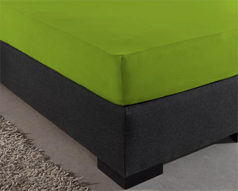 Fitted sheet DOUBLE JERSEY FITTED SHEET made of 100% cotton
