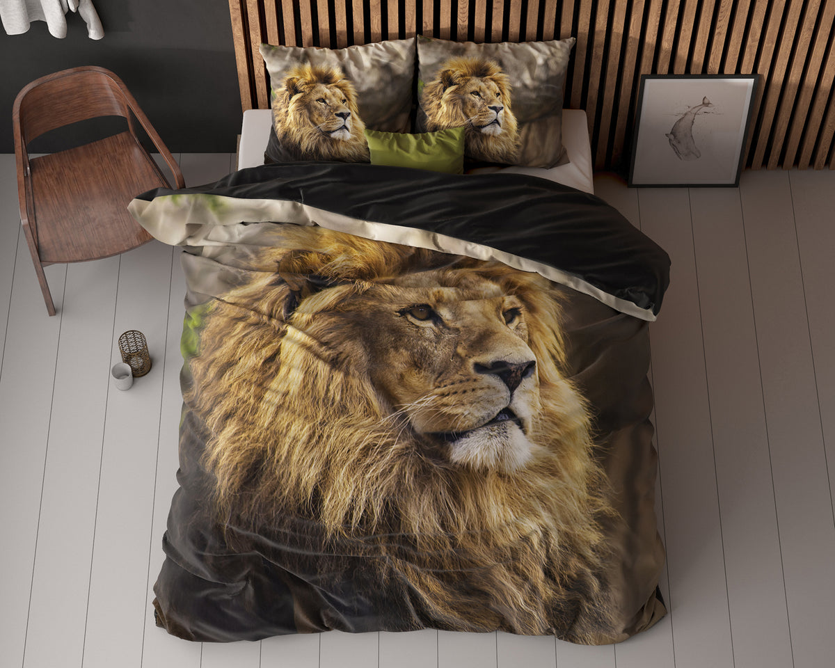 Bettwäsche Lion Mind Bettbezug mit Kissenbezug