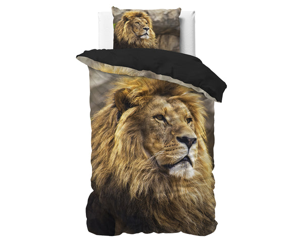 Bettwäsche Lion Mind Bettbezug mit Kissenbezug