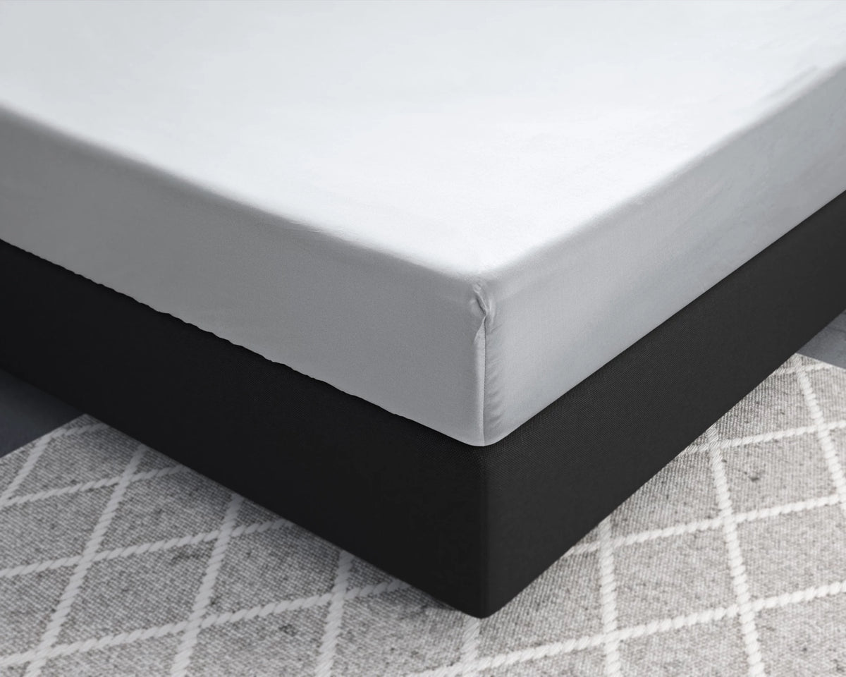 Spannbettlaken SATIN-SPANNBETTLAKEN aus 100% Baumwollsatin