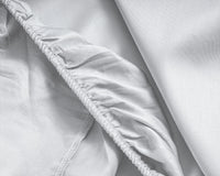 Spannbettlaken SATIN-SPANNBETTLAKEN aus 100% Baumwollsatin
