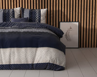 Bettwäsche Set Bettbezug und Kissen - Elisabeth Navy