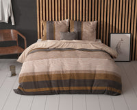 Bettwäsche Set Bettbezug und Kissen - Marina Taupe