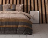 Bettwäsche Set Bettbezug und Kissen - Marina Taupe