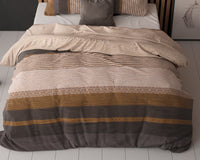 Bettwäsche Set Bettbezug und Kissen - Marina Taupe