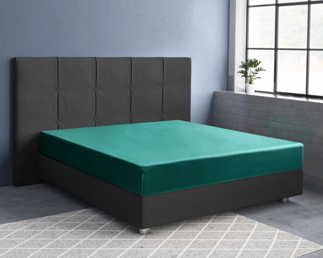Spannbettlaken SATIN-SPANNBETTLAKEN aus 100% Baumwollsatin