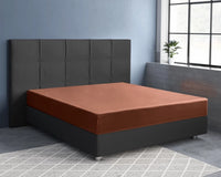 Spannbettlaken SATIN-SPANNBETTLAKEN aus 100% Baumwollsatin