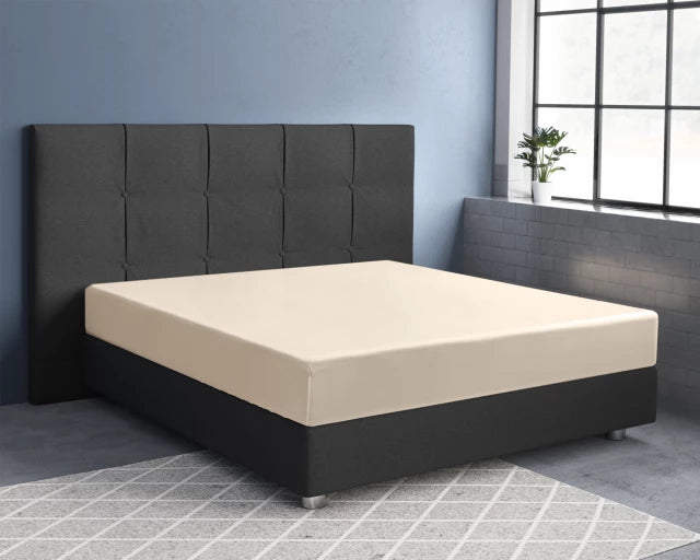 Spannbettlaken SATIN-SPANNBETTLAKEN aus 100% Baumwollsatin