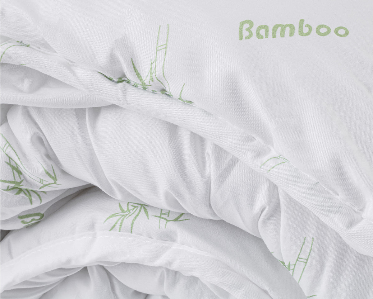 Bali Bambus Bettdecke Weiß