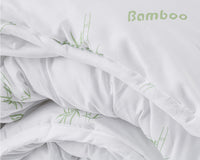 Bali Bambus Bettdecke Weiß