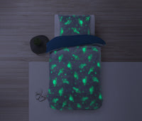 Kinderbettwäsche Glow in the dark Space