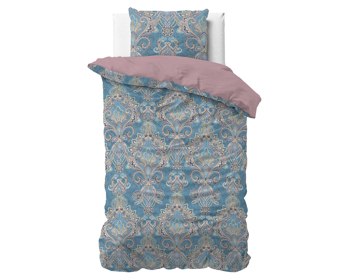 Bettwäsche Giselle Blau Bettbezug mit Kissenbezug