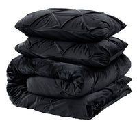 Bettwäsche-Set Bettbezug & Kissenbezüge Velvet Pintuck