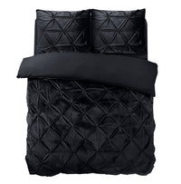 Bettwäsche-Set Bettbezug & Kissenbezüge Velvet Pintuck