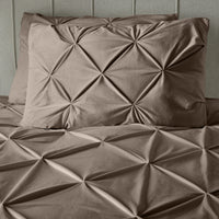 Bettwäsche-Set Bettbezug & Kissenbezüge Velvet Pintuck