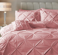 Bettwäsche-Set Bettbezug & Kissenbezüge Velvet Pintuck