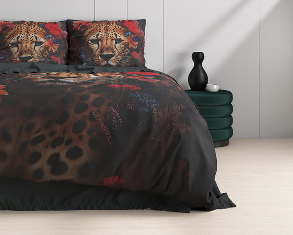 Bettwäsche Leopardo Multi Bettbezug mit Kissenbezug