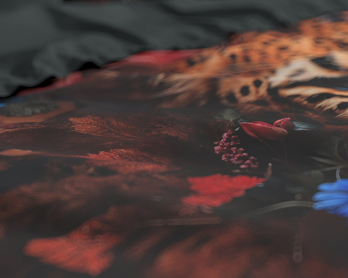 Bettwäsche Leopardo Multi Bettbezug mit Kissenbezug