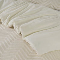 Bettwäsche Chevron Teddy Bettbezug mit Kissenbezug