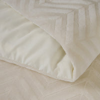 Bettwäsche Chevron Teddy Bettbezug mit Kissenbezug