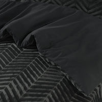 Bettwäsche Chevron Teddy Bettbezug mit Kissenbezug
