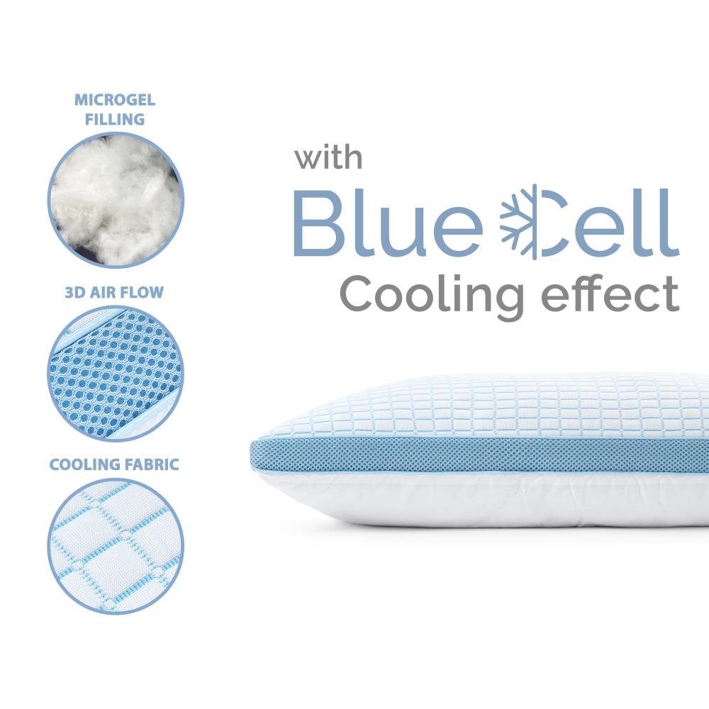 3D Blue Cell Tech cooling microgel pillow