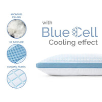 3D Blue Cell Tech cooling microgel pillow
