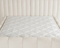 Adore Chic Designerbett Beige ohne Matratze