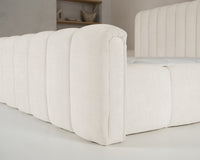 Adore Chic Designerbett Beige ohne Matratze