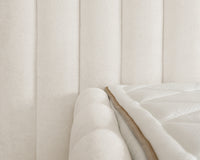 Adore Chic Designerbett Beige ohne Matratze