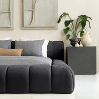 Sitheim-Europe upholstered bed Adore design bed incl. hybrid pocket mattresses 26 cm (1x bed frame, 2x slatted frames, 1x mattress)