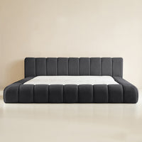Sitheim-Europe upholstered bed Adore design bed incl. hybrid pocket mattresses 26 cm (1x bed frame, 2x slatted frames, 1x mattress)
