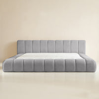 Sitheim-Europe upholstered bed Adore design bed incl. hybrid pocket mattresses 26 cm (1x bed frame, 2x slatted frames, 1x mattress)