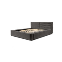 Designer Polsterbett Azzuro mit Stauraum