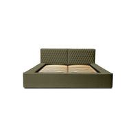 Designer Polsterbett Azzuro mit Stauraum