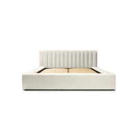 Designer Polsterbett Como mit Stauraum