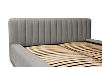 Designer Polsterbett Como mit Stauraum