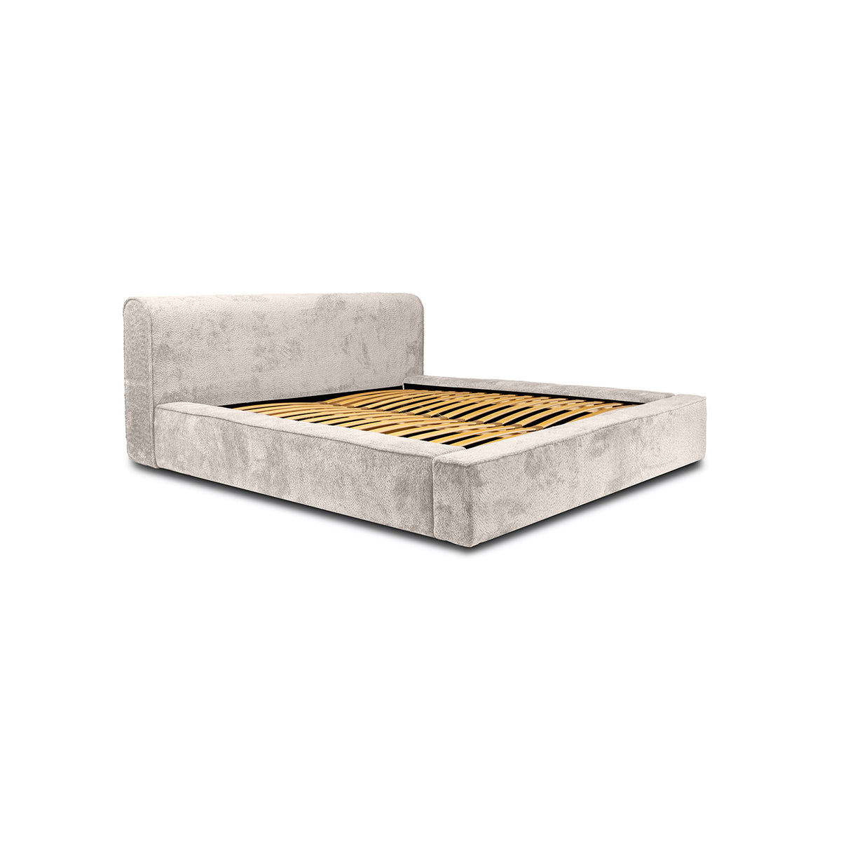 Designer Polsterbett Fatima mit Stauraum