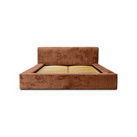 Designer Polsterbett Fatima mit Stauraum