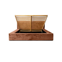 Designer Polsterbett Fatima mit Stauraum