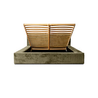 Designer Polsterbett Fatima mit Stauraum
