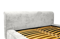 Designer Polsterbett Fatima mit Stauraum