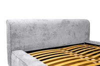 Designer Polsterbett Fatima mit Stauraum